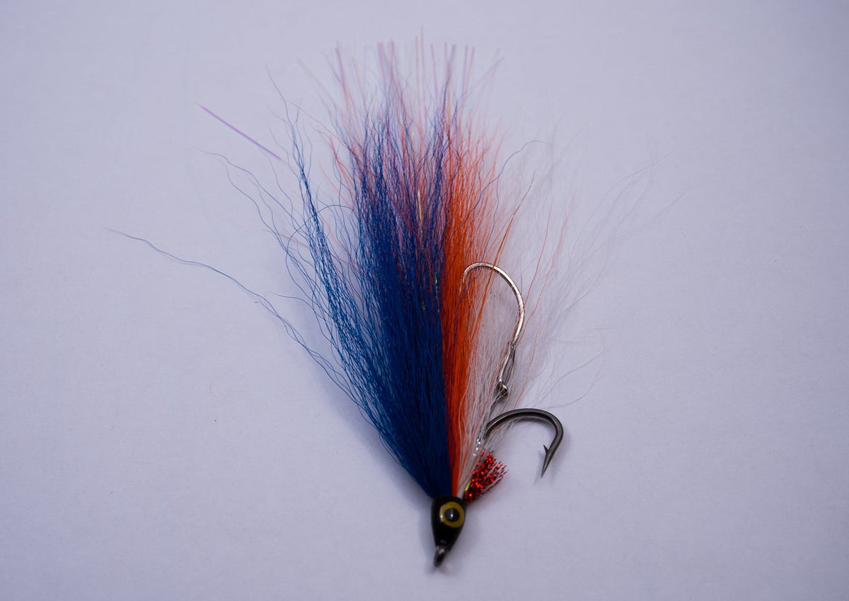 215  Classic 5 Bucktail Fly (GREY GHOST) – Lux Fly Co