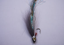 Load image into Gallery viewer, #315 | Skulled 5&quot; Bucktail Fly (Grey Ghost)
