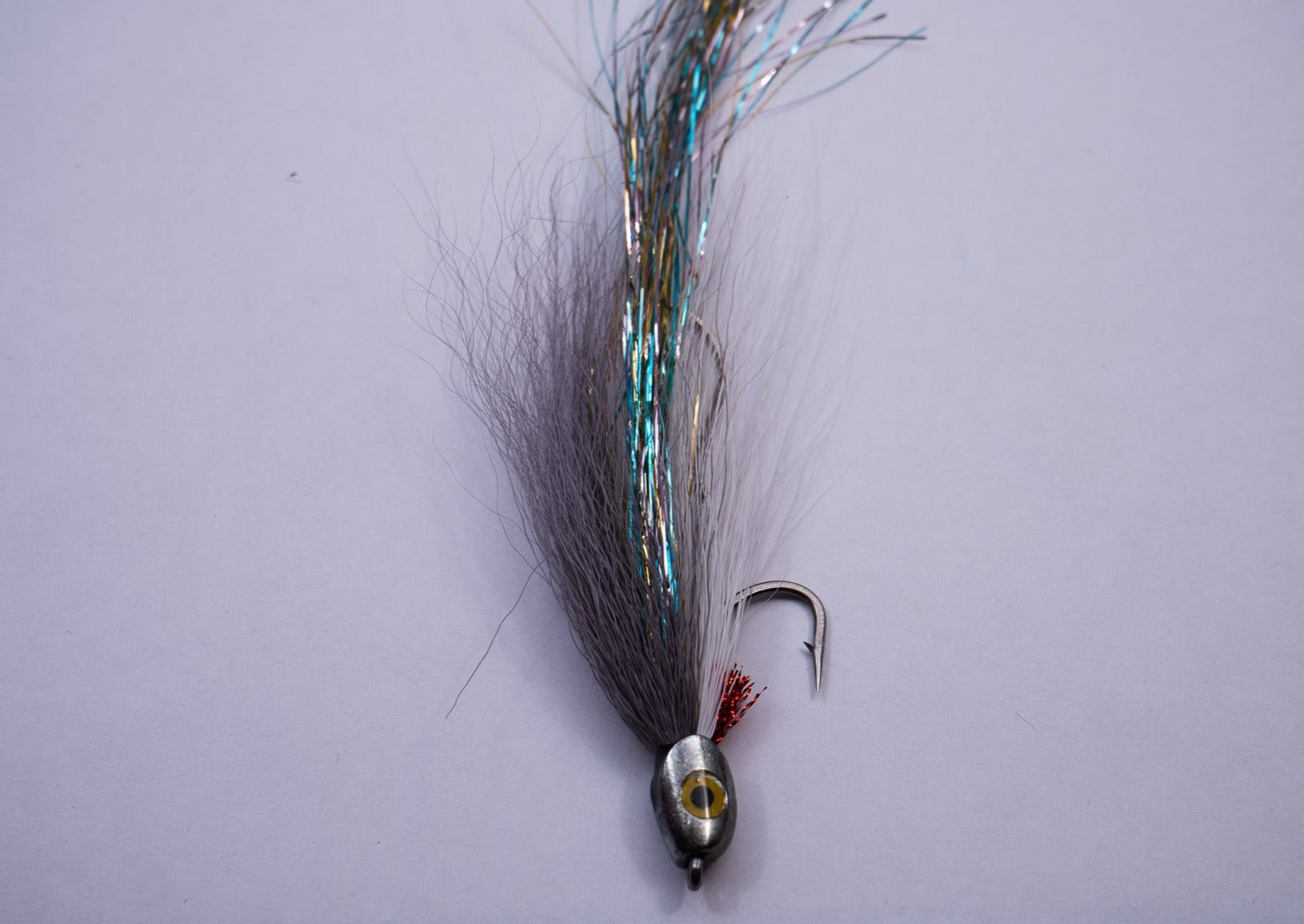 315  Skulled 5 Bucktail Fly (Grey Ghost) – Lux Fly Co
